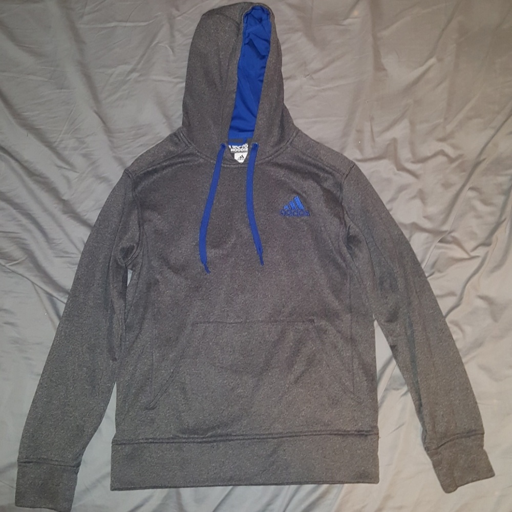 Gray adidas hoodie